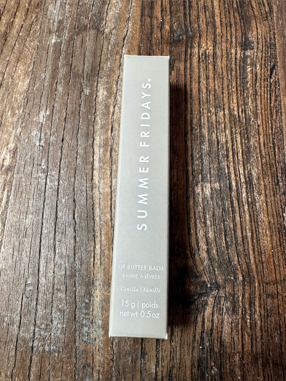Summer Fridays Lip Butter Balm — Light Beige Packaging